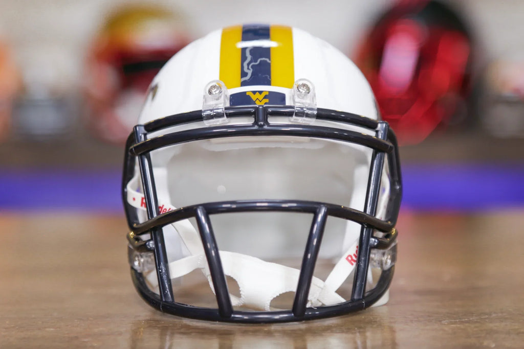 West Virginia Mountaineers Riddell Speed Mini Helmet West Virginia Mountaineers Riddell Speed Mini Helmet