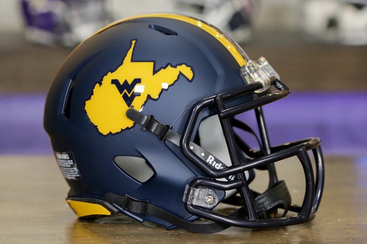 West Virginia Mountaineers Riddell Speed Mini Helmet West Virginia Mountaineers Riddell Speed Mini Helmet