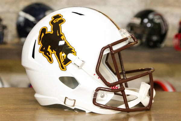 Wyoming Cowboys Riddell Speed Display Helmet – Green Gridiron, Inc