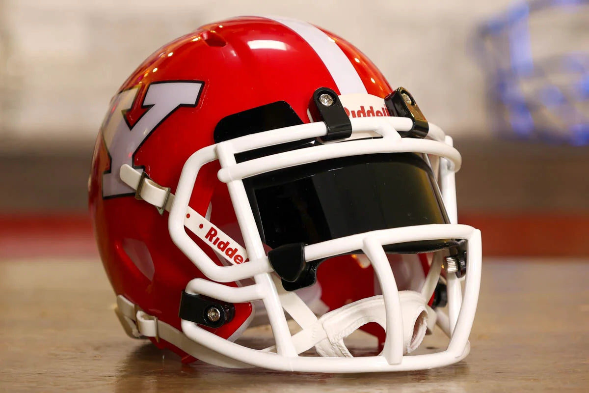 fantasy football helmet penguin Youngstown State Penguins Riddell Speed Mini Raised up This Stress ball features What dirt bike helmets Type:only the suit (without the helmet)
