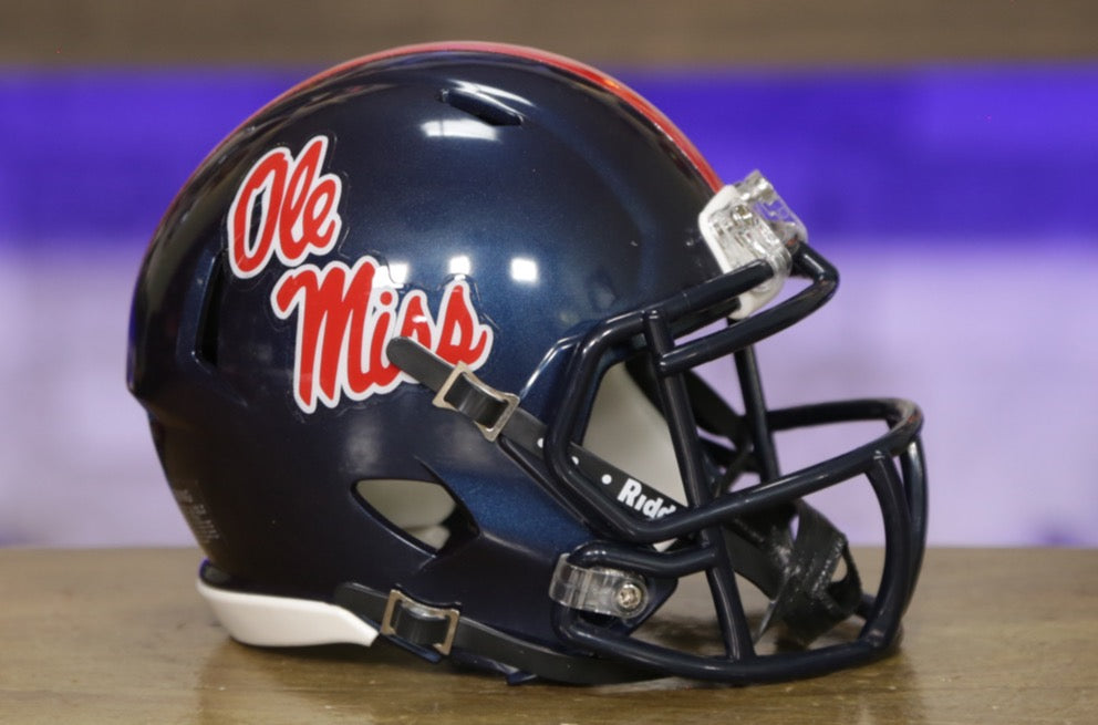 Mississippi Rebels Riddell Speed Mini Football Helmet
