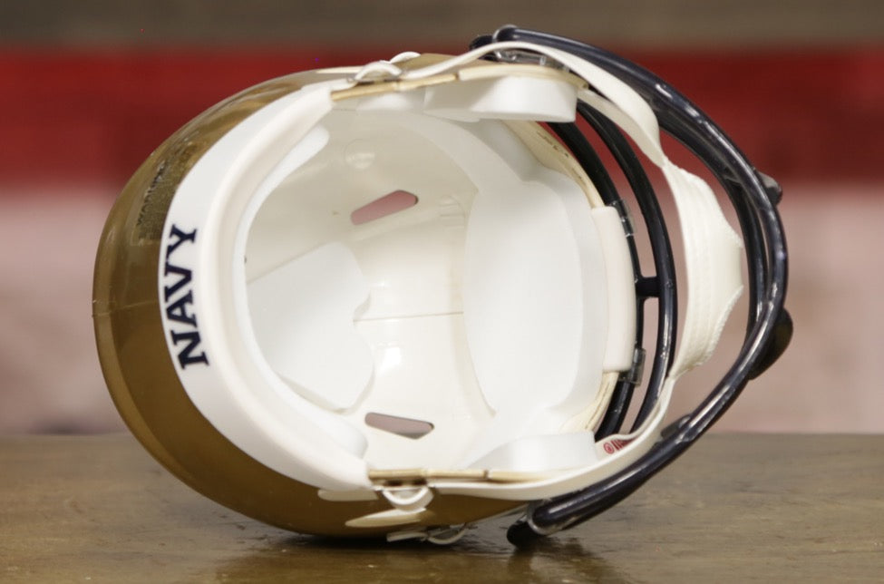 2015 navy mini football helmet Riddell Mini Speed Football Helmet NCAA Navy Midshipmen from SE Sports