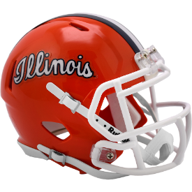 Illinois Fighting Illini Riddell Speed Mini Helmet - Script – Green ...