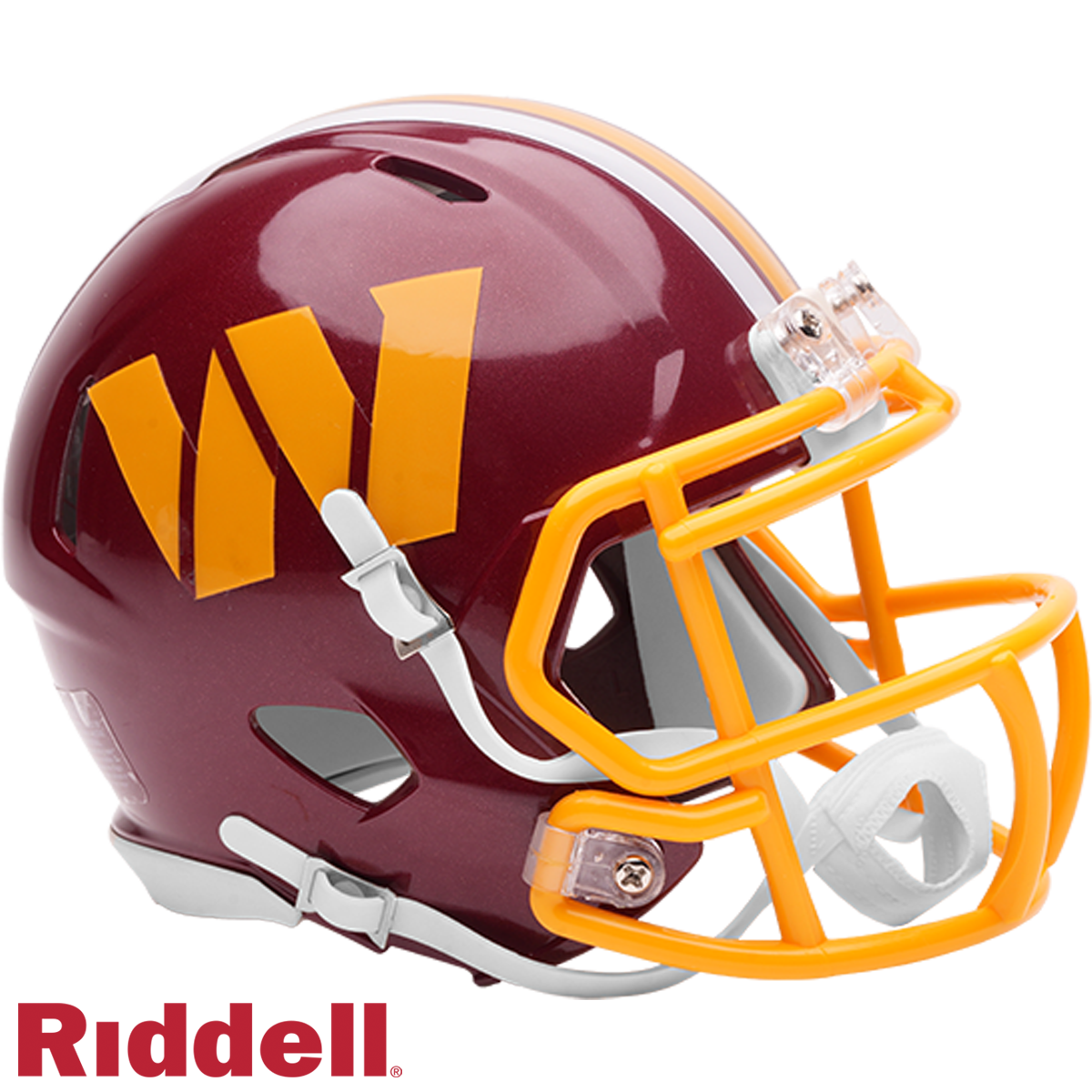 Washington Commanders Riddell Speed Mini Helmet - Gloss w/ Yellow Mask