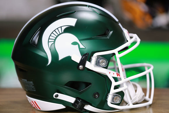 michigan f7 helmet 2026 Schutt Air Youth Football Helmet, Matte Black / Medium this mid Michigan State Spartans Riddell SpeedFlex