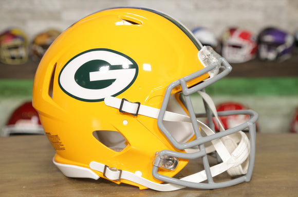 Green Bay Packers Riddell Speed Authentic Helmet - 1961-1979 Throwback