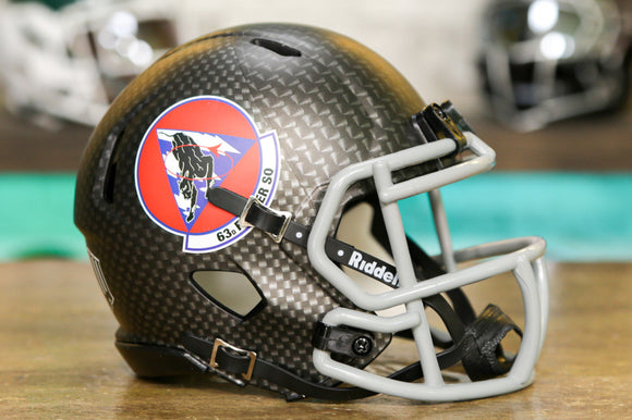Air Force Falcons Riddell Speed Mini Helmet - 63rd Fighter Squad