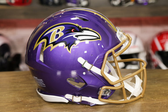 Baltimore Ravens Riddell Speed Authentic Helmet - Flash