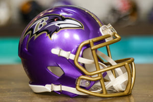 Baltimore Ravens Riddell Speed Mini Helmet - Flash