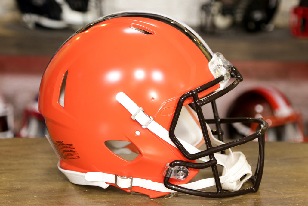 Cleveland Browns Riddell Speed Authentic Helmet – Green Gridiron, Inc.