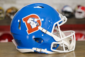 Denver Broncos Riddell Speed Authentic Helmet - 1975-1996 Throwback