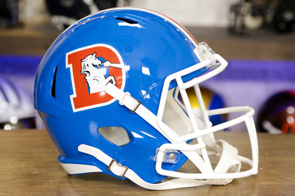 Réplica de casco Denver Broncos Riddell Speed ​​- Retroceso de 1975-1996 