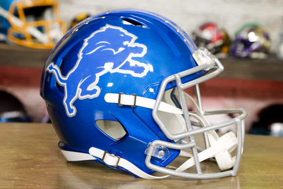 Detroit Lions Riddell Speed Authentic Helmet - Flash