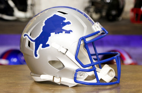 Detroit Lions Riddell Speed Replica Helmet -  1983-2002 Throwback