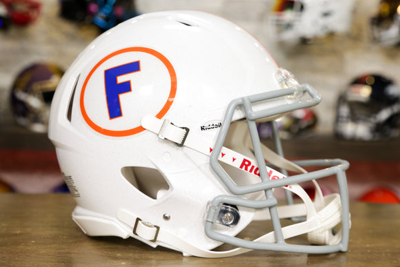 Florida Gators Riddell Speed Authentic Helmet - White w/ Circle F