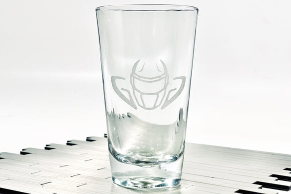GG Logo Etched Glasses