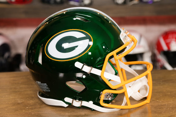 Casco Green Bay Packers Riddell Speed ​​Authentic - Flash