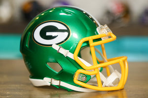 Green Bay Packers Riddell Speed Mini Helmet - Flash