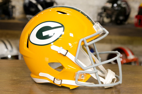 Réplica de casco Green Bay Packers Riddell Speed ​​- Retroceso de 1961-1979