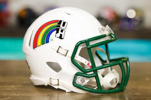 Hawaii Warriors Riddell Speed Mini Helmet - Retro Design