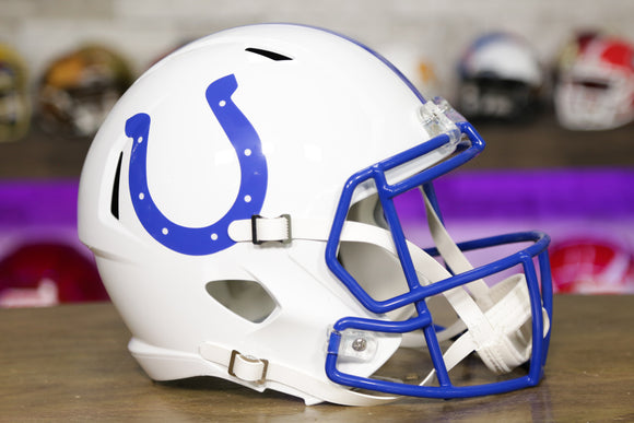 Réplica de casco Riddell Speed ​​de los Indianapolis Colts - Retroceso de 1995-2003