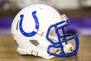 Indianapolis Colts Riddell Speed Mini Helmet - 1995-2003 Throwback