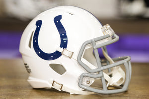 Indianapolis Colts Riddell Speed Mini Helmet - 2004-2019 Throwback