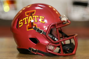 Iowa State Cyclones Riddell Speed Mini Helmet - Red I State