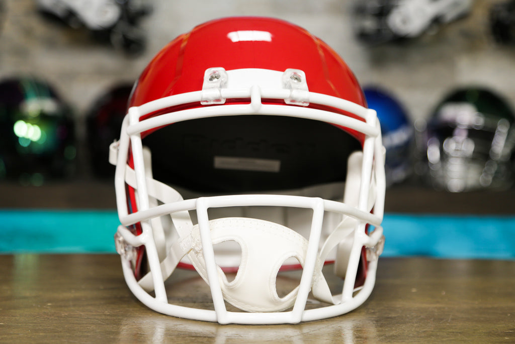 Kansas City Chiefs Riddell Speed Replica Helmet – Green Gridiron, Inc.