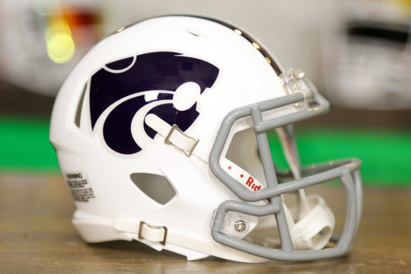 Kansas State Wildcats Riddell Speed Mini Helmet - White