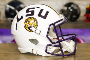 LSU Tigers Riddell Speed Replica Helmet - White