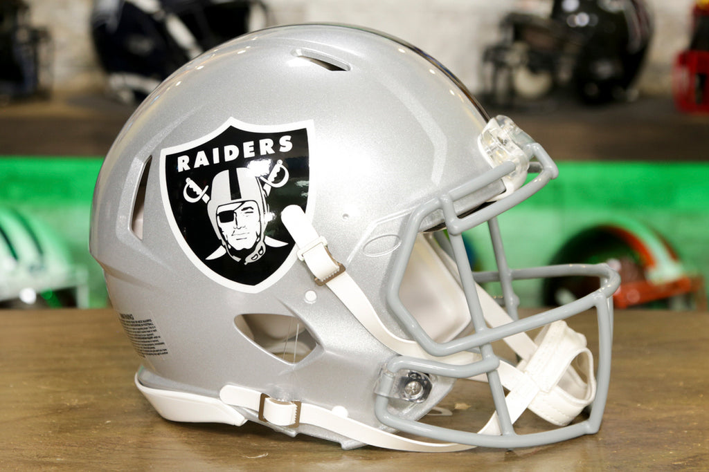 Las Vegas Raiders Riddell Speed Authentic Helmet – Green Gridiron