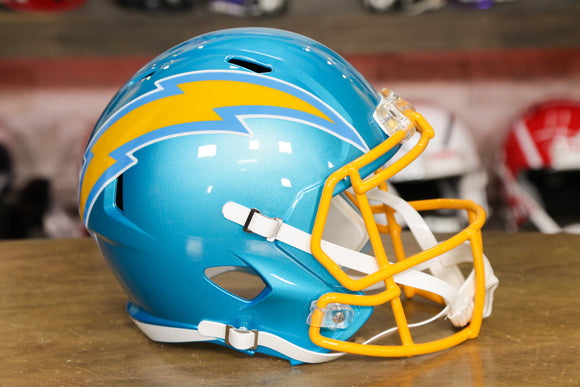 Casco Los Angeles Chargers Riddell Speed ​​Authentic - Flash