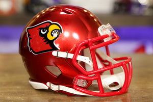 Louisville Cardinals Riddell Speed Mini Helmet - Flash