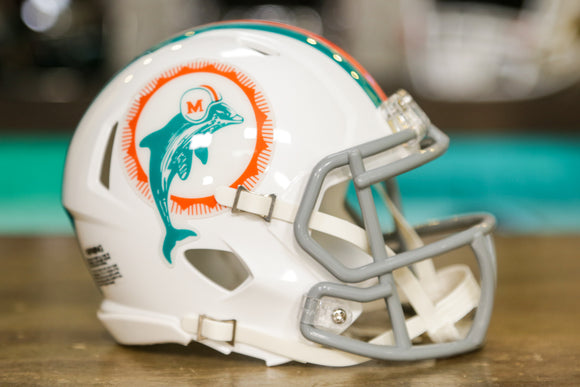 Miami Dolphins NFL Riddell Speed Revolution Mini-Helmet