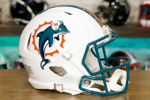 Miami Dolphins Riddell Speed Authentic Helmet - 1996-2012 Throwback