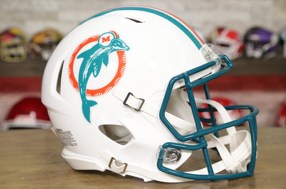 Miami Dolphins Riddell Speed Authentic Helmet - 1980-1996 Throwback