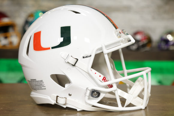 Miami Hurricanes Riddell Speed Authentic Helmet