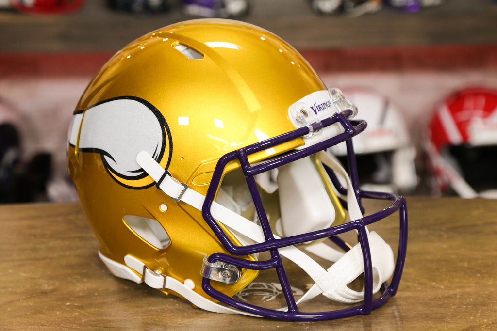 Minnesota Vikings Riddell Speed Authentic Helmet - Flash – Green Gridiron,  Inc.