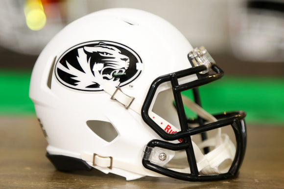 Missouri Tigers Riddell Speed Mini Helmet - Flat White