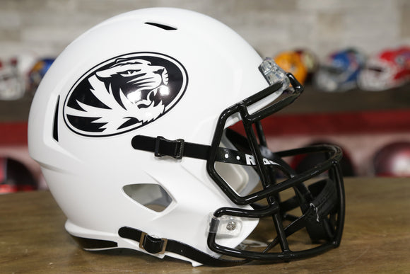 Missouri Tigers Riddell Speed Replica Helmet - Flat White