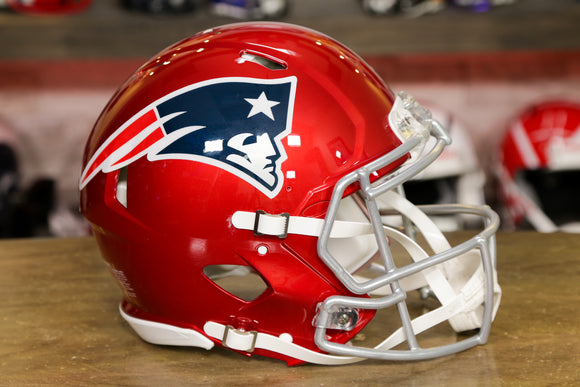New England Patriots Riddell Speed Authentic Helmet - Flash