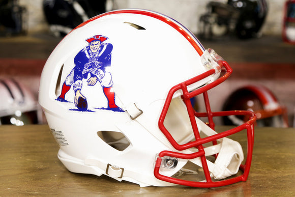 New England Patriots Riddell Speed Replica Helmet - 1990-1992 Throwback