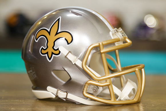 New Orleans Saints Riddell Speed Mini Helmet - Flash