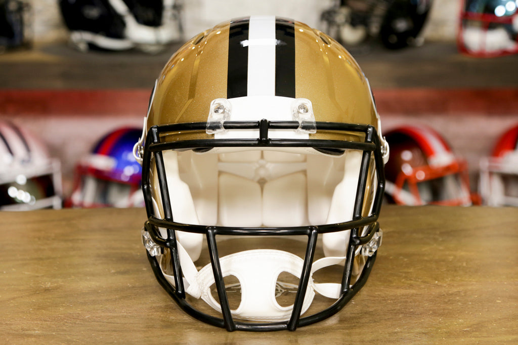 New Orleans Saints Authentic Speed Throwback Football Helmet 1976-1999