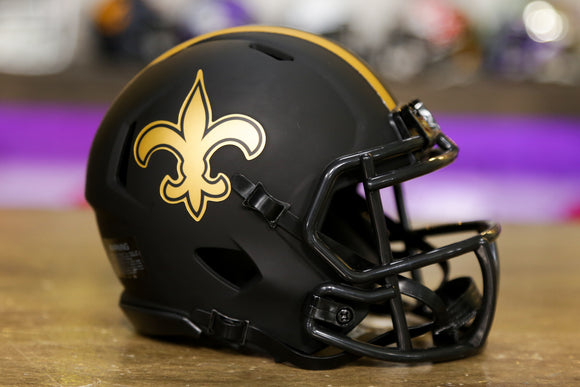 New Orleans Saints Riddell Speed Mini Helmet - Eclipse