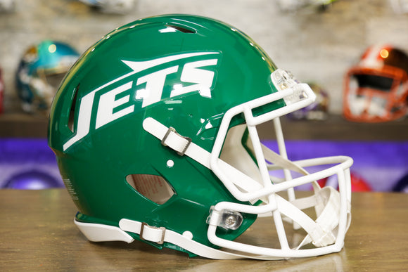 New York Jets Riddell Speed Authentic Helmet - 1978-1989 Throwback