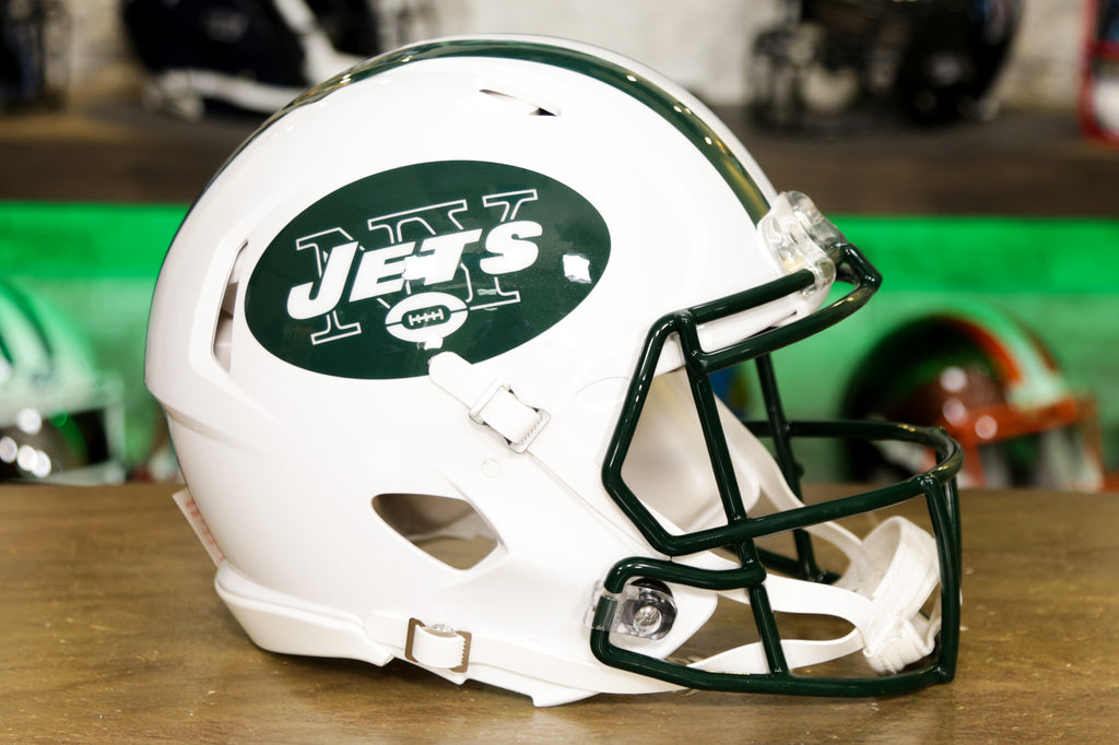 New York Jets Helmet Riddell Authentic Full Size Speed Style On