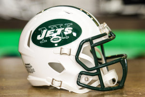 New York Jets Riddell Speed Mini Helmet - 1998-2018 Throwback