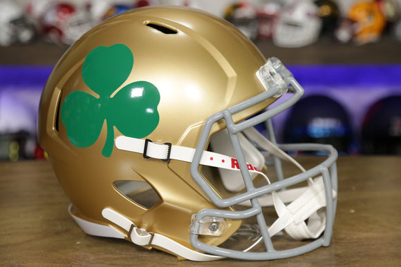 Notre Dame Fighting Irish Riddell Speed Replica Helmet - Shamrock Series